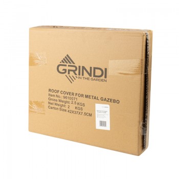 copy of Poszycie zadaszenia do pergoli Ikaria 350x350 beżowa Grindi - 3