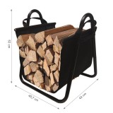 copy of Stojak na drewno kominkowe 42x37x68 - Druri Grindi - 8