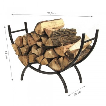 copy of Stojak na drewno kominkowe 42x37x68 - Druri Grindi - 10