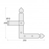 copy of Fensterladen-Winkelband links+rechts - ZN DMX - 2