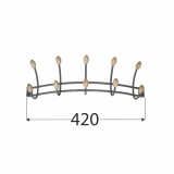 copy of Garderobenleiste WUC SILBERN Velano - 4