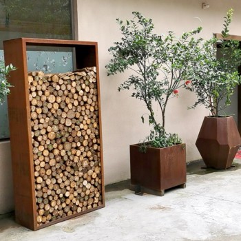 copy of Stojak na drewno kominkowe 42x37x68 - Druri Grindi - 7