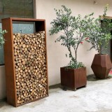 copy of Stojak na drewno kominkowe 42x37x68 - Druri Grindi - 7