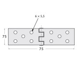 Zawias budowlany - Z - 2 szt DMX - 2