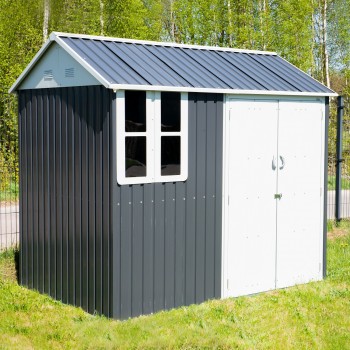 copy of Skrzynia ogrodowa metalowa 400l - 130x61x62 - Orto Grindi - 2