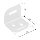 copy of Kątownik montażowy złoty - FKS DMX - 1