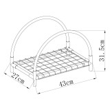 Lotus I Miniszklarnia 43x27x31 - Przezroczysta Grindi - 8