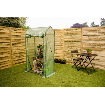 copy of Szklarnia ogrodowa Crocus II 70x50x158 - 4-półkowa Grindi - 2