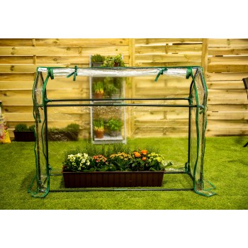 copy of Szklarnia ogrodowa Crocus II 70x50x158 - 4-półkowa Grindi - 7