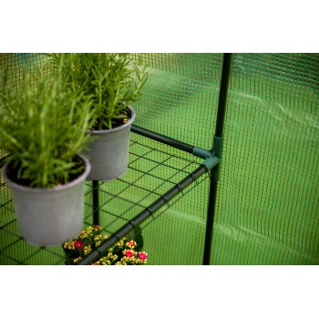 copy of Szklarnia ogrodowa Crocus II 70x50x158 - 4-półkowa Grindi - 4