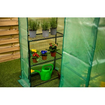 copy of Szklarnia ogrodowa Crocus II 70x50x158 - 4-półkowa Grindi - 3