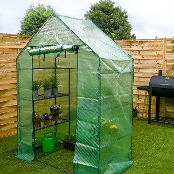 copy of Szklarnia ogrodowa Crocus II 70x50x158 - 4-półkowa Grindi - 2