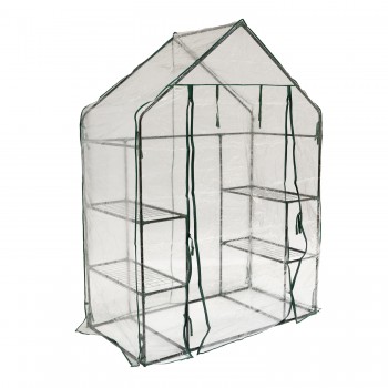 copy of Szklarnia ogrodowa Crocus II 70x50x158 - 4-półkowa Grindi - 1