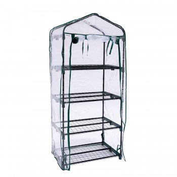 copy of Szklarnia ogrodowa Crocus II 70x50x158 - 4-półkowa Grindi - 1