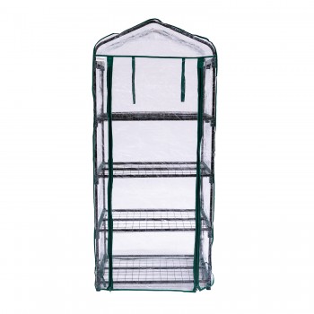 copy of Szklarnia ogrodowa Crocus II 70x50x158 - 4-półkowa Grindi - 5