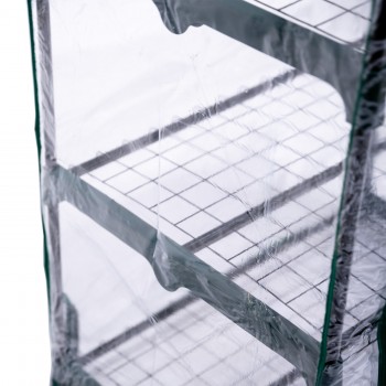 copy of Szklarnia ogrodowa Crocus II 70x50x158 - 4-półkowa Grindi - 8