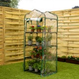 copy of Szklarnia ogrodowa Crocus II 70x50x158 - 4-półkowa Grindi - 3