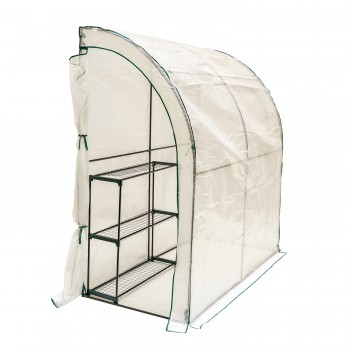 copy of Szklarnia ogrodowa Crocus II 70x50x158 - 4-półkowa Grindi - 1