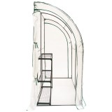 copy of Szklarnia ogrodowa Crocus II 70x50x158 - 4-półkowa Grindi - 5