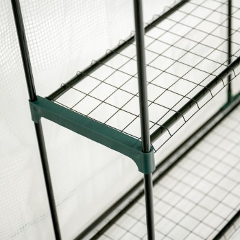 copy of Szklarnia ogrodowa Crocus II 70x50x158 - 4-półkowa Grindi - 9