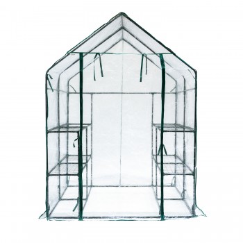 copy of Szklarnia ogrodowa Crocus II 70x50x158 - 4-półkowa Grindi - 6