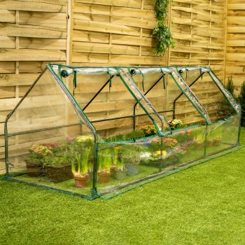 copy of Szklarnia ogrodowa Crocus II 70x50x158 - 4-półkowa Grindi - 2