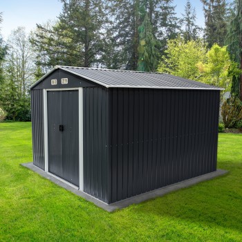 copy of Skrzynia ogrodowa metalowa 400l - 130x61x62 - Orto Grindi - 2