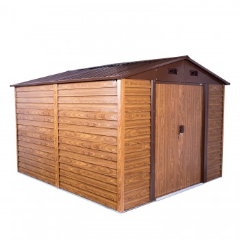 copy of Skrzynia ogrodowa metalowa 400l - 130x61x62 - Orto Grindi - 1