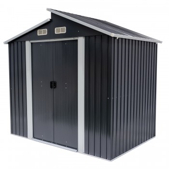 copy of Skrzynia ogrodowa metalowa 400l - 130x61x62 - Orto Grindi - 1