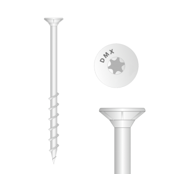 Wkręt do gazobetonu z łbem stożkowym - GS DMX - 3