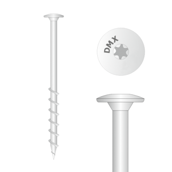 Wkręt do gazobetonu z łbem talerzowym 8mm - GT DMX - 1
