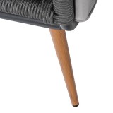 copy of Zestaw mebli ogrodowych szary - Paga I Grindi - 10