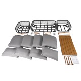 copy of Zestaw mebli ogrodowych szary - Paga I Grindi - 14