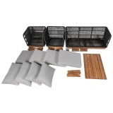 copy of Zestaw mebli ogrodowych szary - Paga I Grindi - 11