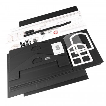 copy of Skrzynia ogrodowa metalowa 400l - 130x61x62 - Orto Grindi - 8