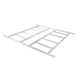 copy of Skrzynia ogrodowa metalowa 400l - 130x61x62 - Orto Grindi - 1