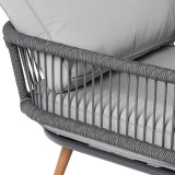 copy of Zestaw mebli ogrodowych szary - Paga I Grindi - 8