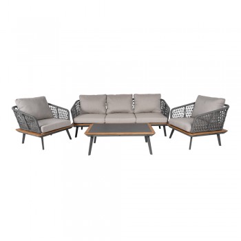 copy of Zestaw mebli ogrodowych szary - Paga I Grindi - 1