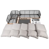 copy of Zestaw mebli ogrodowych szary - Paga I Grindi - 9