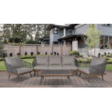 copy of Zestaw mebli ogrodowych szary - Paga I Grindi - 10