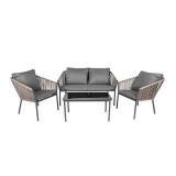 copy of Zestaw mebli ogrodowych szary - Paga I Grindi - 1