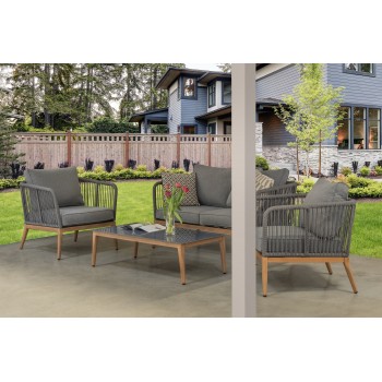 copy of Zestaw mebli ogrodowych szary - Paga I Grindi - 10