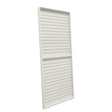 Ścianka żaluzjowa panel do pergoli Kea - biała Grindi - 2