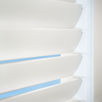 Ścianka żaluzjowa panel do pergoli Kea - biała Grindi - 3