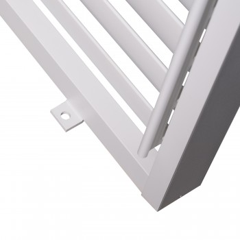 Ścianka żaluzjowa panel do pergoli Kea - biała Grindi - 8