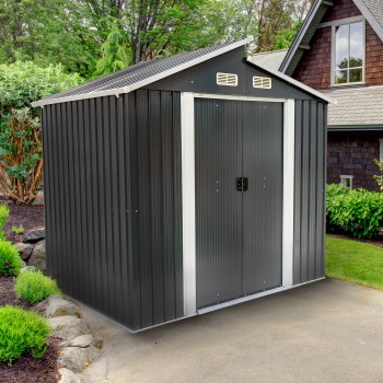 copy of Skrzynia ogrodowa metalowa 400l - 130x61x62 - Orto Grindi - 13