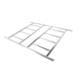 copy of Skrzynia ogrodowa metalowa 400l - 130x61x62 - Orto Grindi - 1