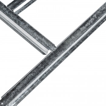 copy of Skrzynia ogrodowa metalowa 400l - 130x61x62 - Orto Grindi - 2