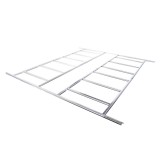 copy of Skrzynia ogrodowa metalowa 400l - 130x61x62 - Orto Grindi - 1