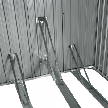 copy of Skrzynia ogrodowa metalowa 400l - 130x61x62 - Orto Grindi - 4